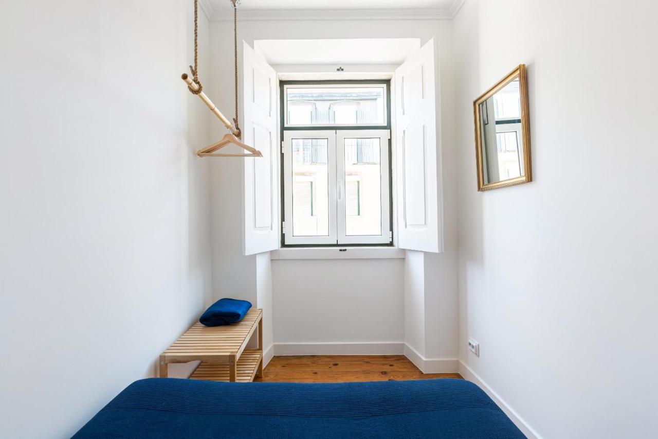 White & Blue Vintage Home In Graca Lisabona Exterior foto